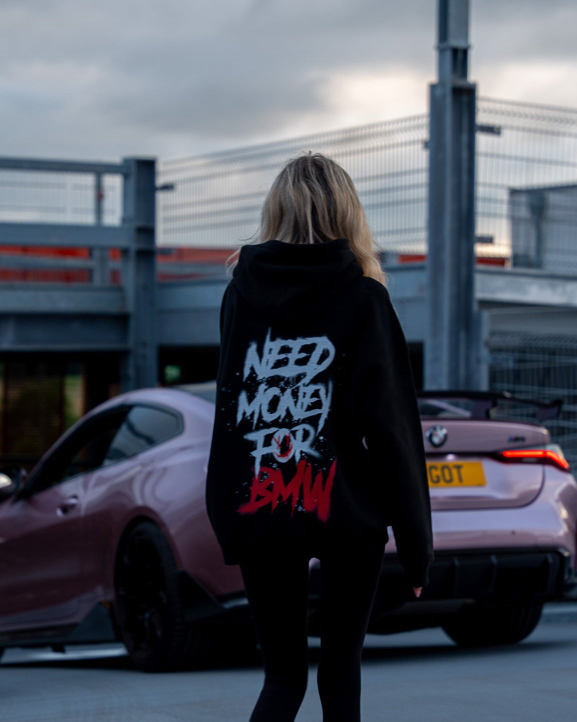 NEED MONEY FOR BMW UNISEX OVERSIZED HOODIE