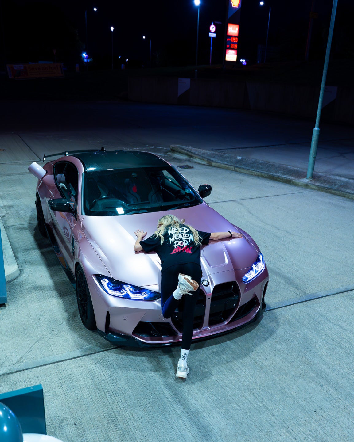 NEED MONEY FOR BMW UNISEX OVERSIZED TEE