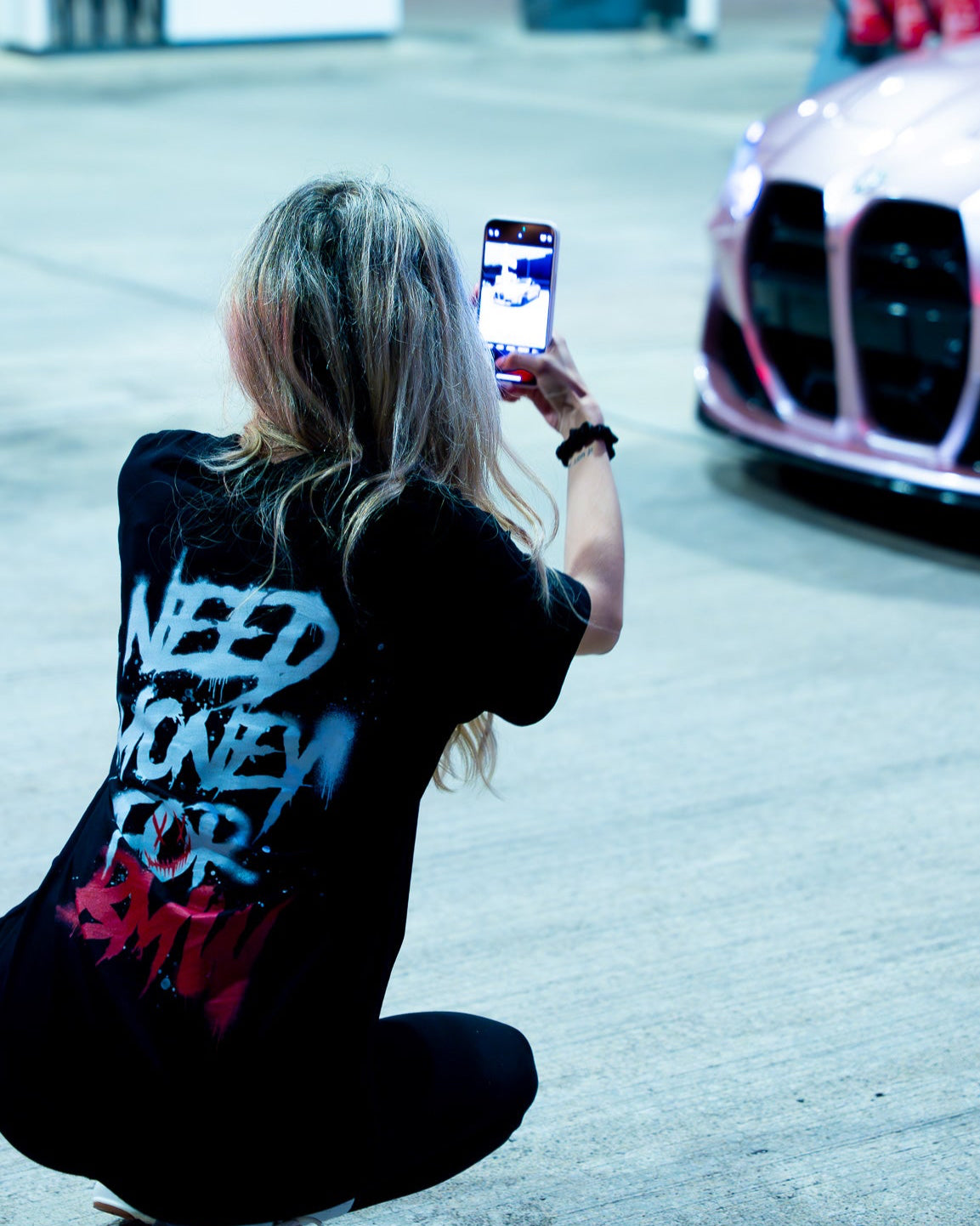 NEED MONEY FOR BMW UNISEX OVERSIZED TEE