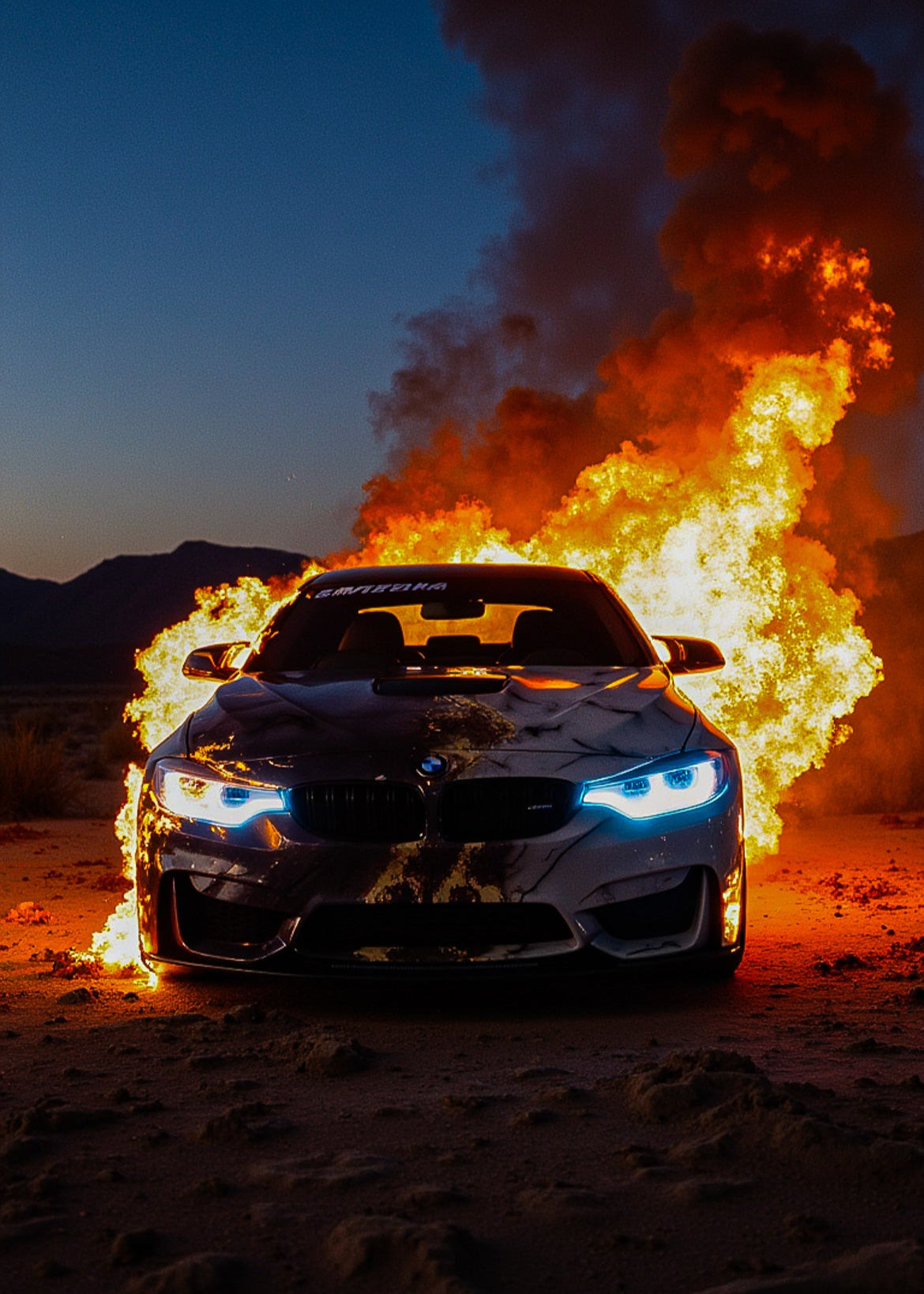 KODOX BMW M4C Crystallize Flames Phone Wallpaper Set