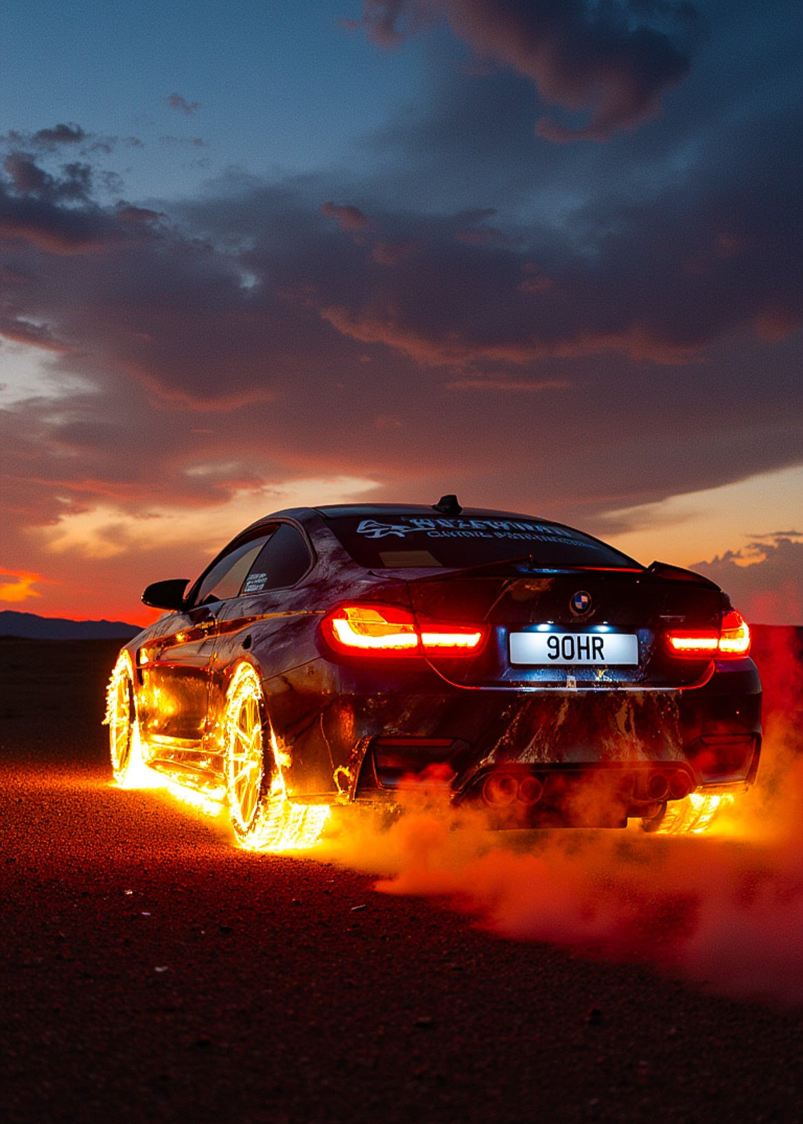 KODOX BMW M4C Crystallize Flames Phone Wallpaper Set