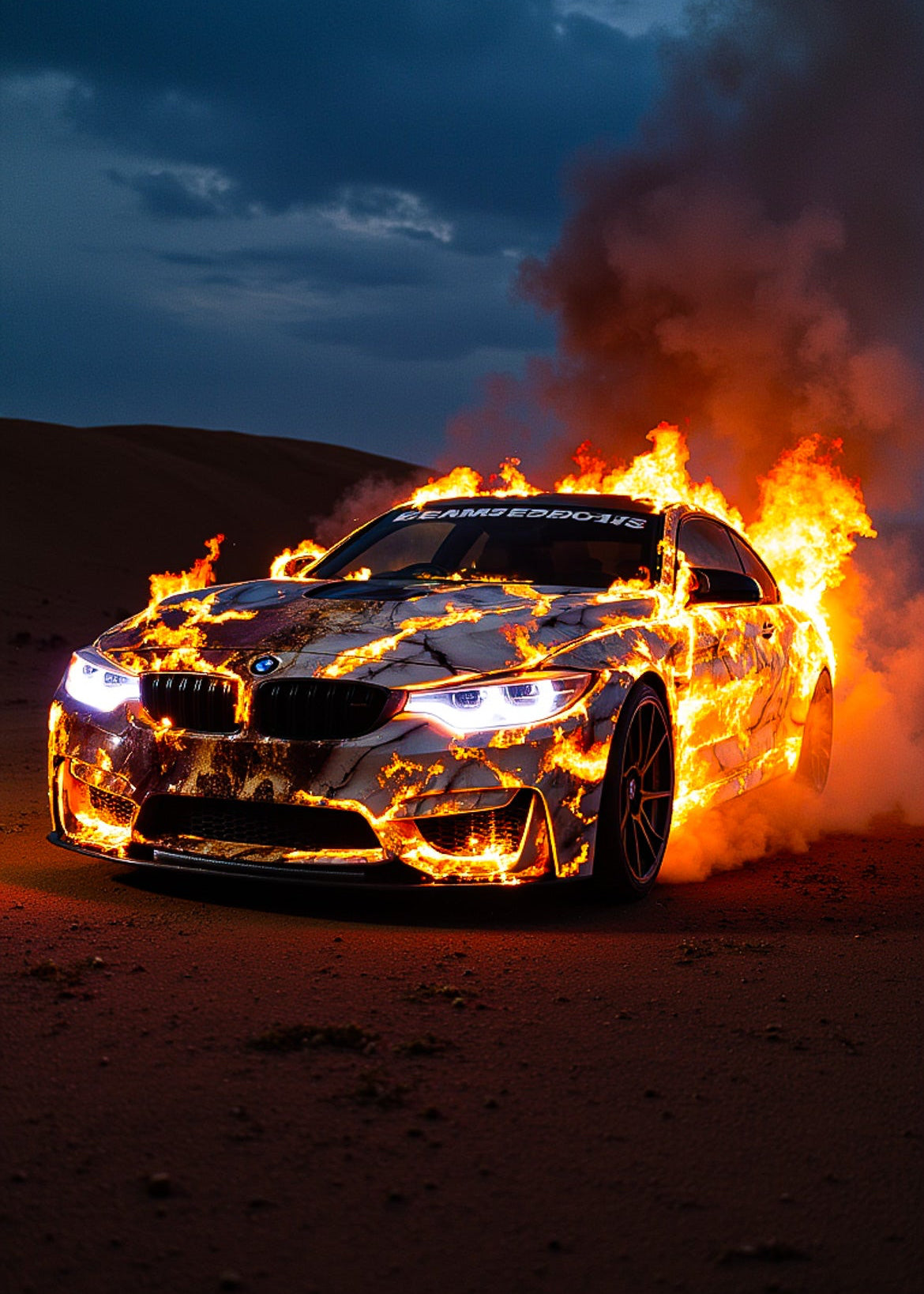 KODOX BMW M4C Crystallize Flames Phone Wallpaper Set