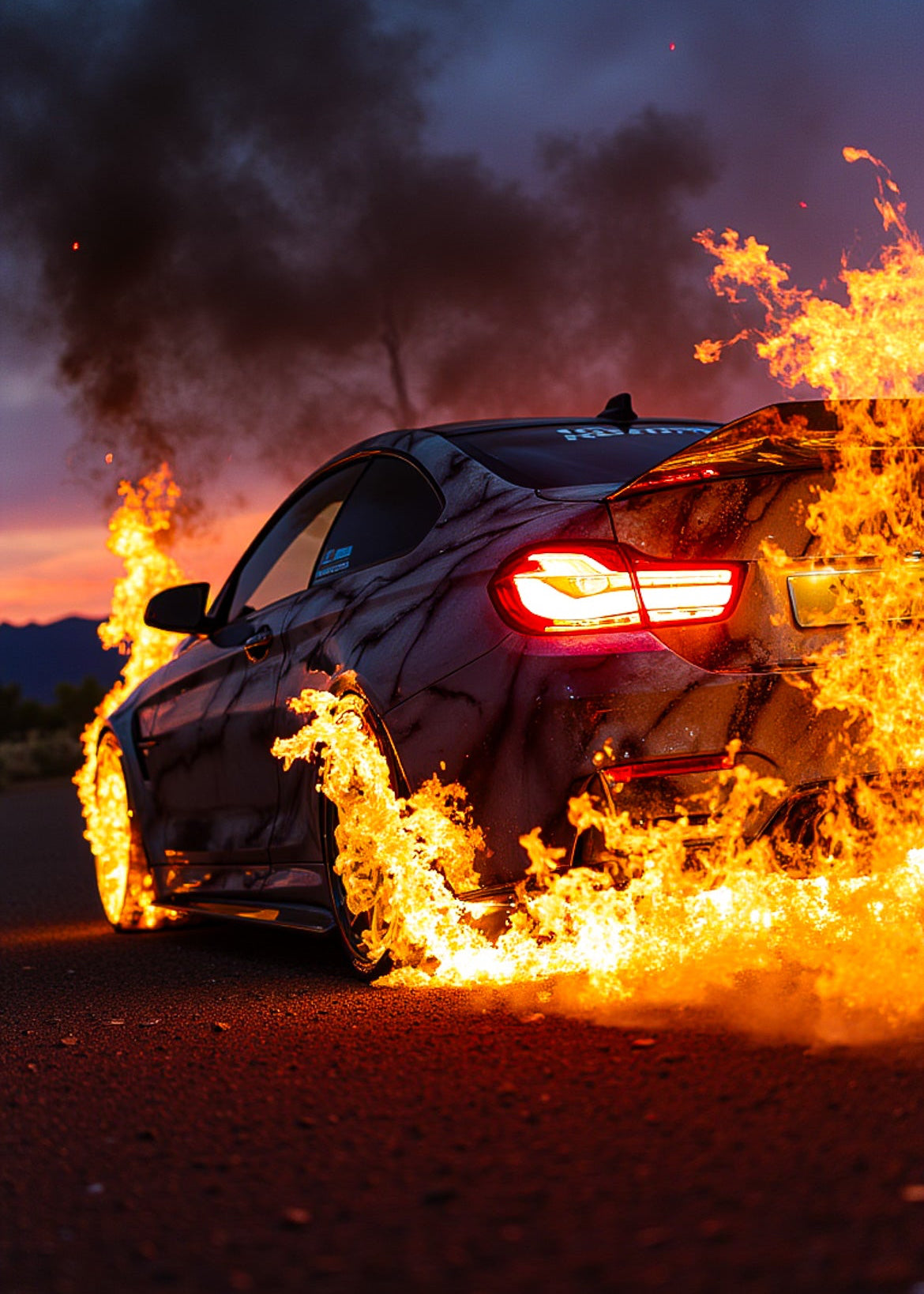 KODOX BMW M4C Crystallize Flames Phone Wallpaper Set