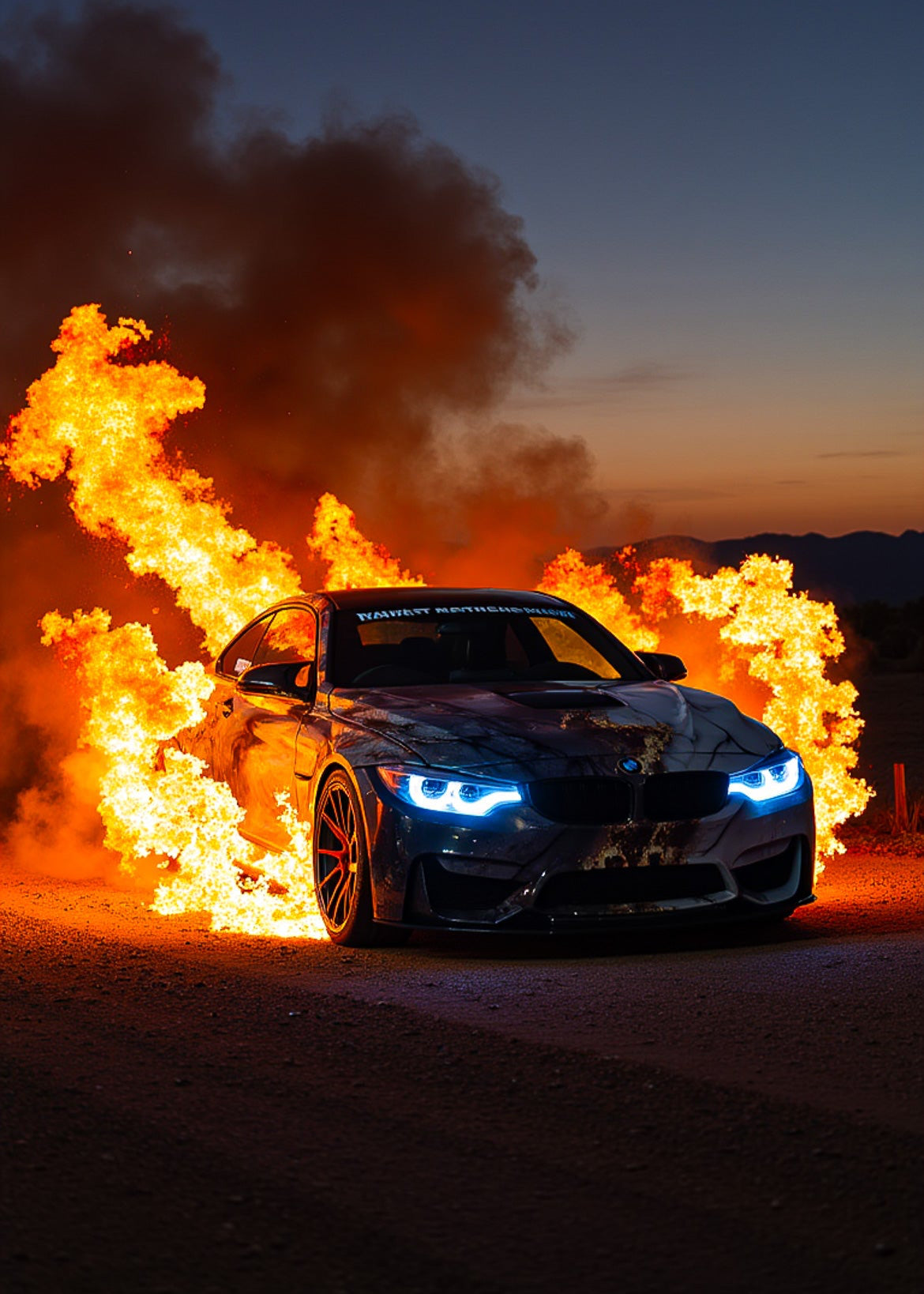 KODOX BMW M4C Crystallize Flames Phone Wallpaper Set