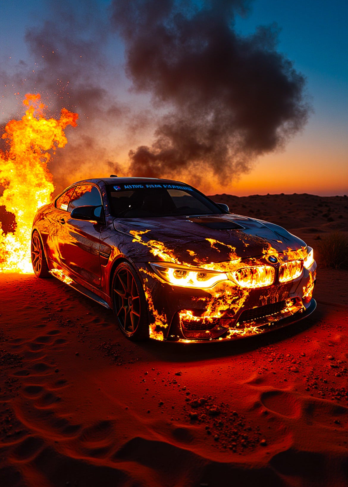 KODOX BMW M4C Crystallize Flames Phone Wallpaper Set
