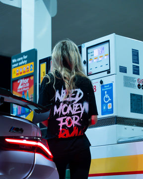 NEED MONEY FOR BMW UNISEX OVERSIZED TEE