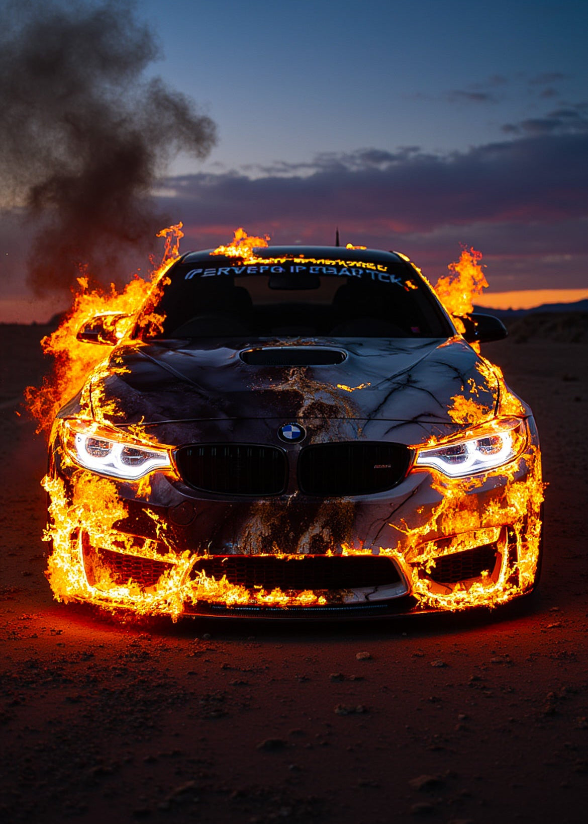 KODOX BMW M4C Crystallize Flames Phone Wallpaper Set