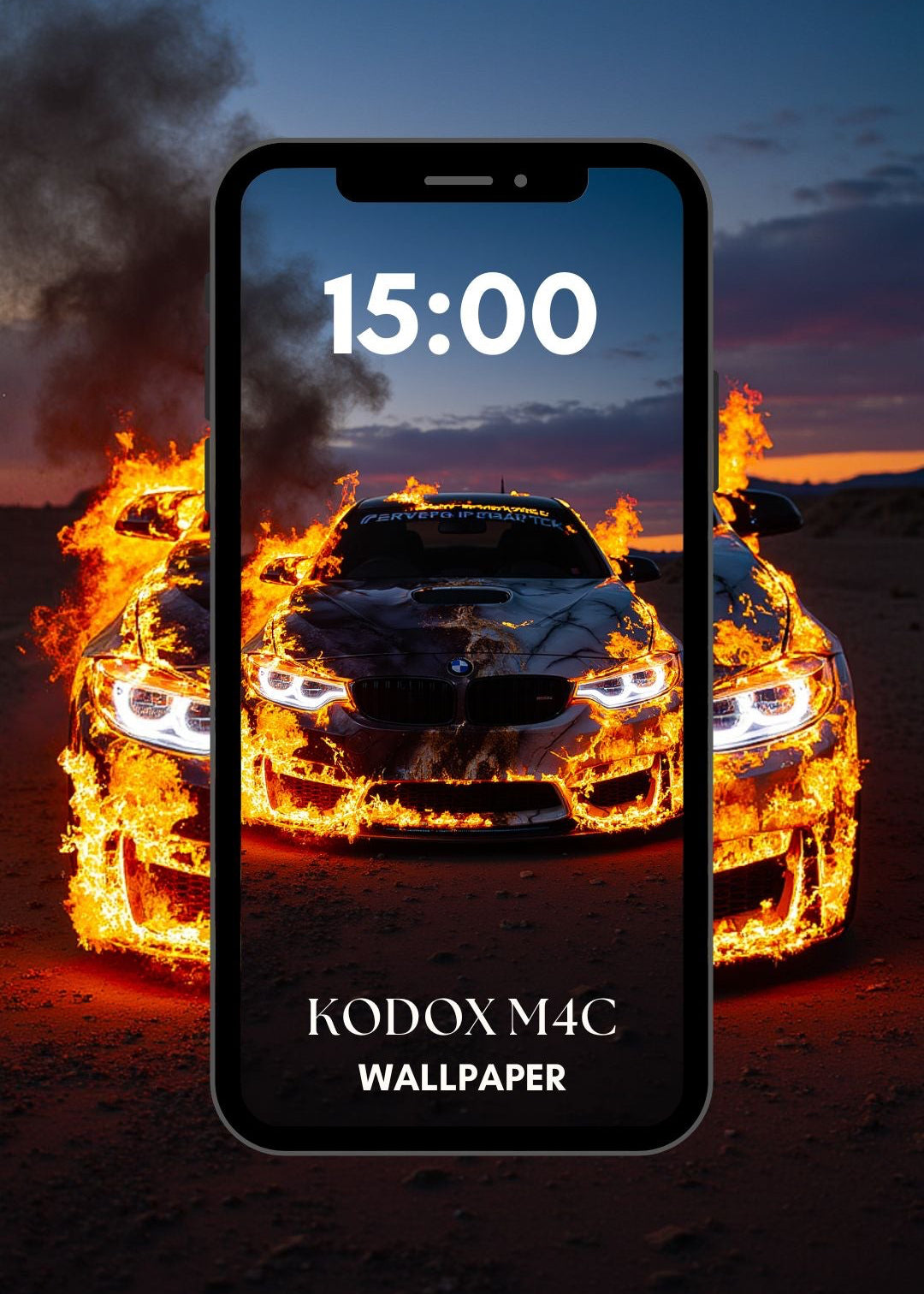 KODOX BMW M4C Crystallize Flames Phone Wallpaper Set